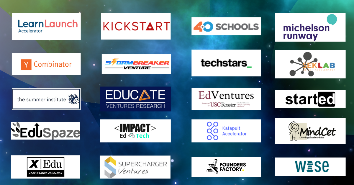 List of EdTech Accelerators