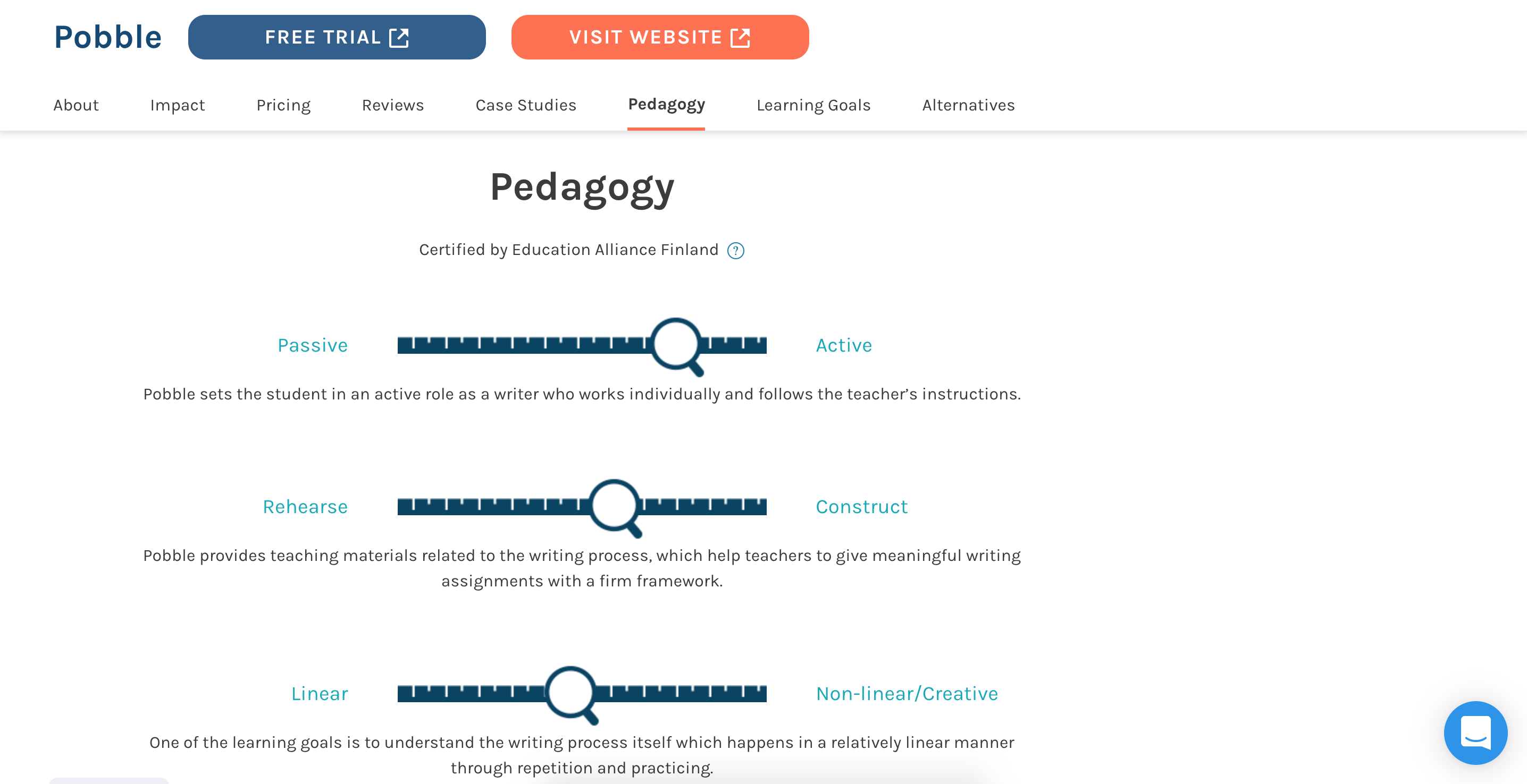 Education Alliance Finland Certification data for EdTech products