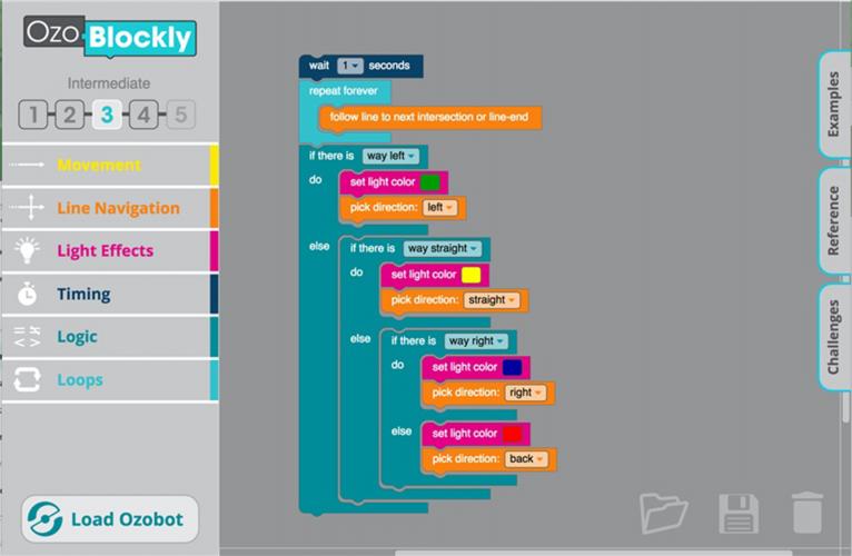 Ozobot offers multiple ways to practice programming, from color coding to block-based programming and JavaScript.