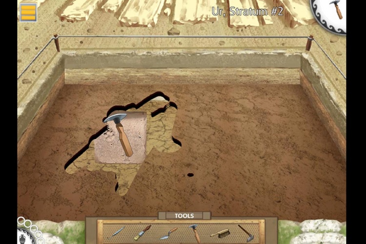 The game introduces the work of archaeologist and scientific method in practice. 