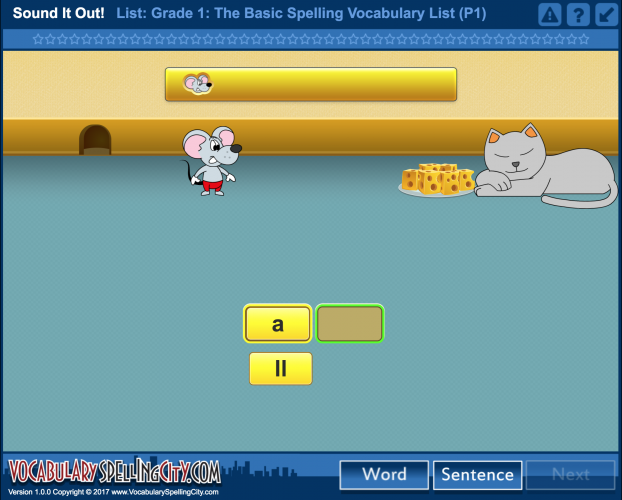 SpellingCity has multiple varied game tasks which require active engagement and provide instant feedback. 