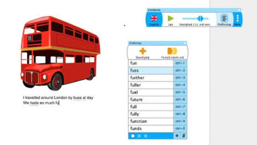 IntoWords helps with reading comprehension and spelling in a student-led and open-ended way. 
